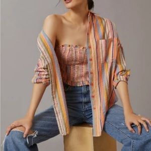 Anthropologie oversized top by Pilcro